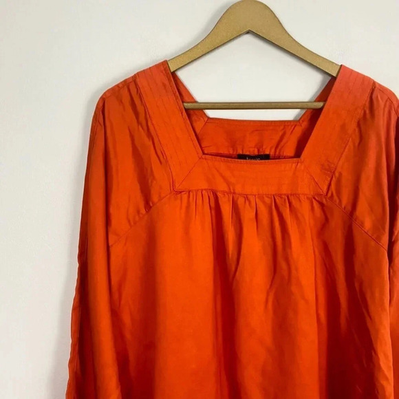 NWT Kensie Tencel Orange Top - Picture 2 of 12